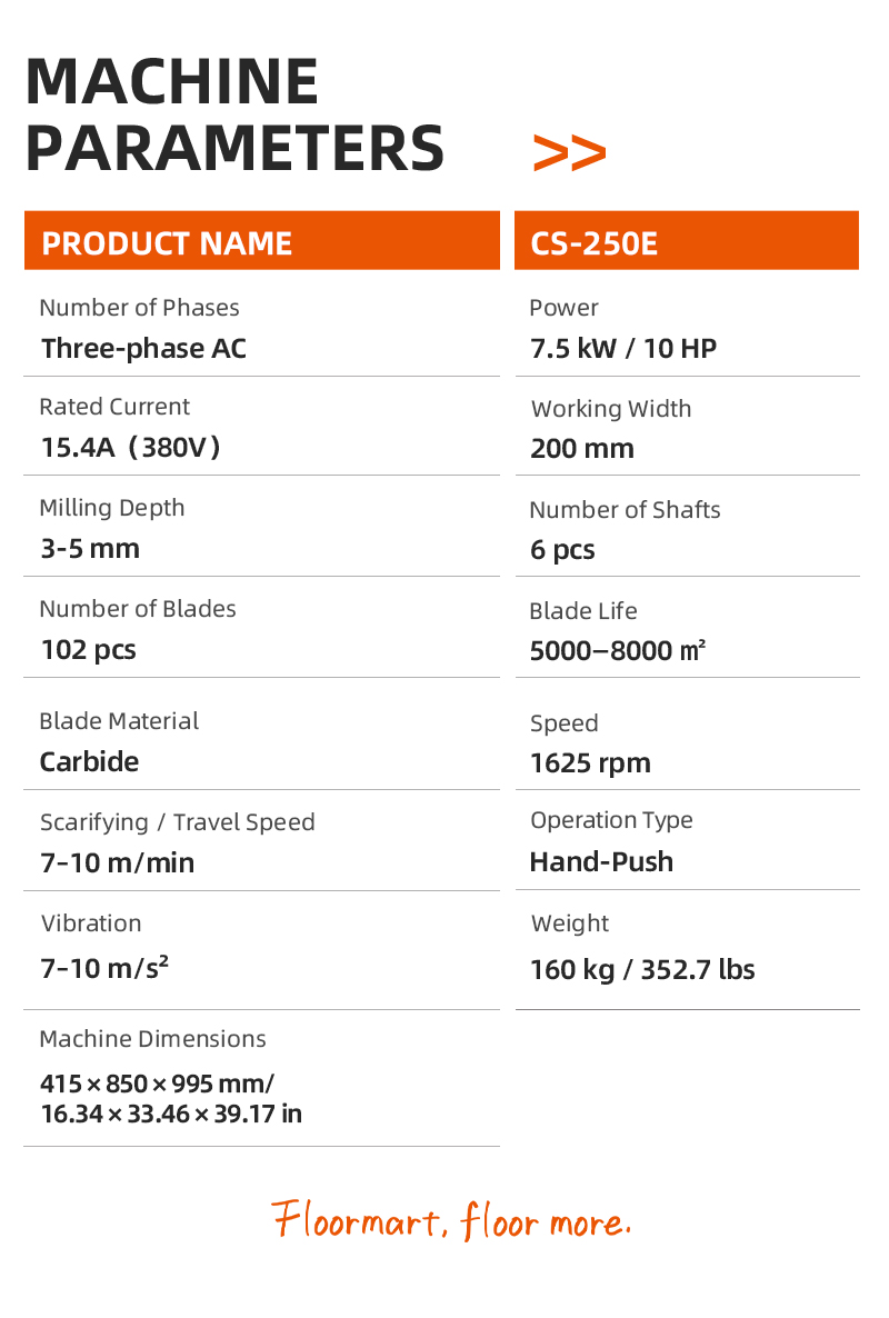 scarifier-cs-250e